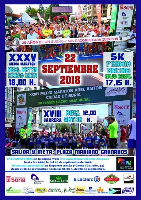 Media Maraton Abel Anton Ciudad de Soria 2018