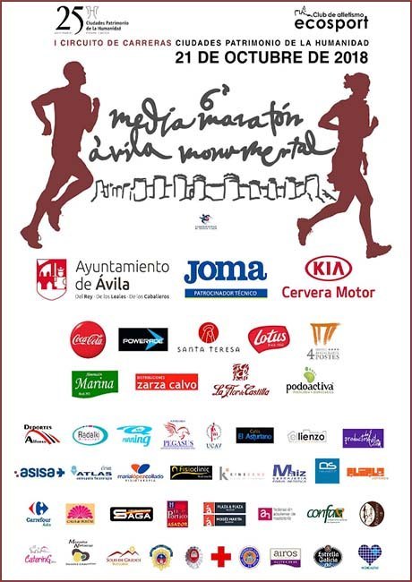 Media Maratón Ávila Monumental 2018