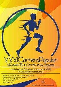 Carrera Popular Carrión de los Céspedes 2018
