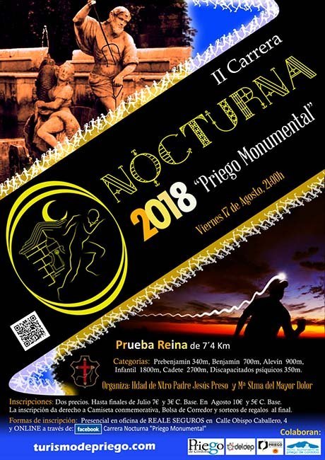 Carrera Nocturna Priego Monumental 2018