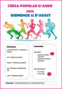 Cursa Popular D’Amer 2018
