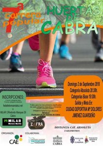 Carrera Popular Huertas de Cabra 2018