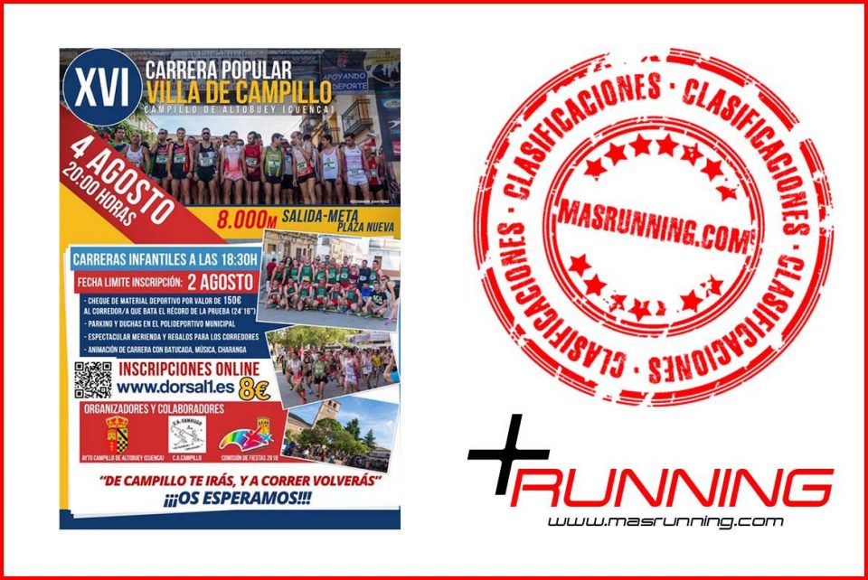 Resultados Carrera Popular Villa de Campillo 2018