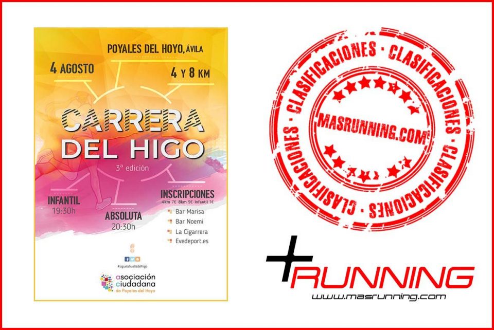 Resultados Carrera del Higo 2018