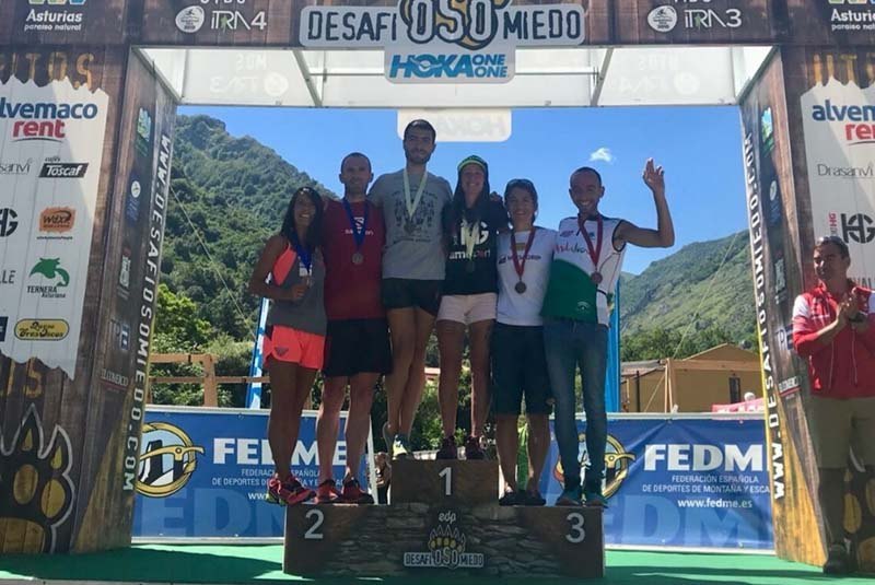Desafío Somiedo 2018 podio