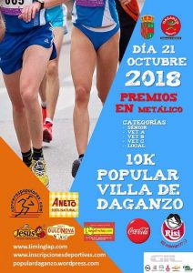 Carrera Popular 10K Villa de Daganzo 2018