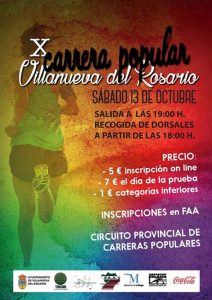Carrera Popular de Villanueva del Rosario 2018