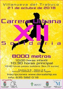 Carrera Urbana de Villanueva del Trabuco 2018