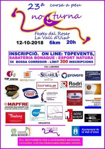 Volta a Peu Nocturna Festes del Roser 2018