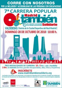 Carrera Popular Madrid También Solidario 2018