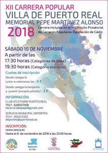 Carrera Popular Villa de Puerto Real 2018