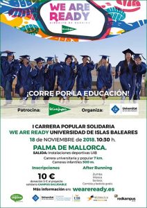 Carrera Popular We Are Ready Universidad de Islas Baleares 2018
