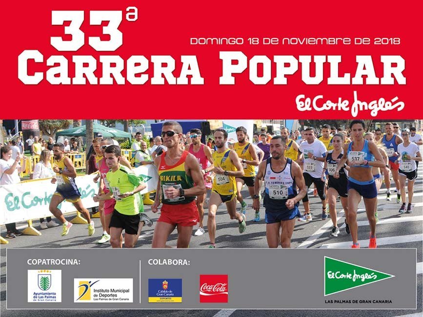 Carrera Popular El Corte Inglés Las Palmas de Gran Canaria 2018