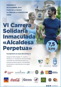 Carrera Popular Inmaculada Alcaldesa Perpetua 2018