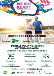 Carrera Popular We Are Ready Universidad de Oviedo 2018