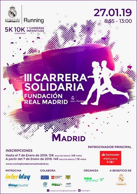 Carrera Solidaria Fundación Real Madrid 2019