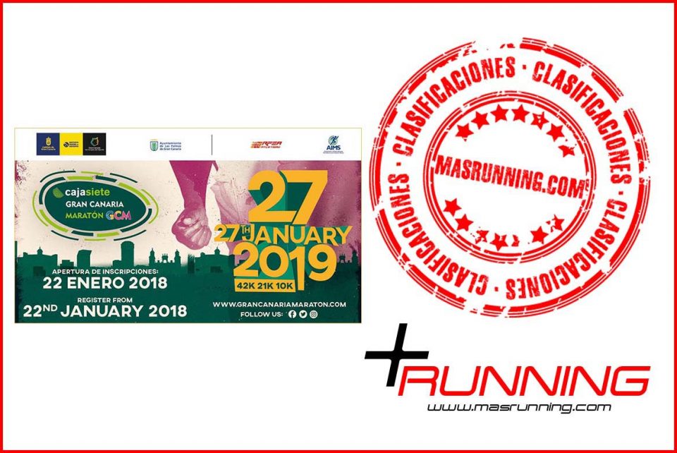 Resultados Cajasiete Gran Canaria Maratón 2019