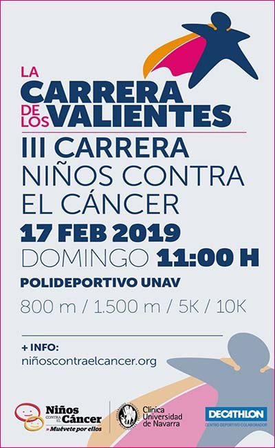Carrera Niños Contra el Cáncer Pamplona 2019