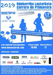 Carrera de Primavera Donostiarrak UPV EHU 2019