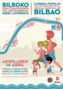 Carrera Popular 175 Aniversario de la Policía Local de Bilbao 2019