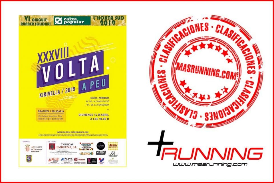 resultados Volta a Peu Xirivella 2019