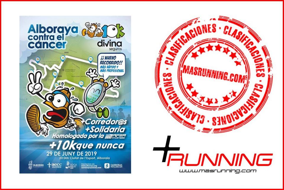resultados 10K Alboraya 2019