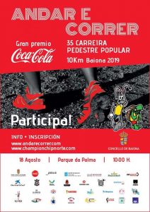 Carreira Pedestre Popular 10 Km de Baiona 2019