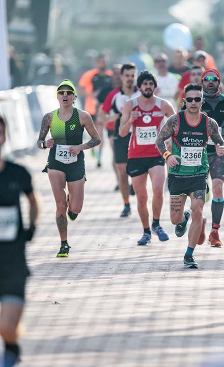Plano del recorrido del Maratón de Castellón (primera parte)