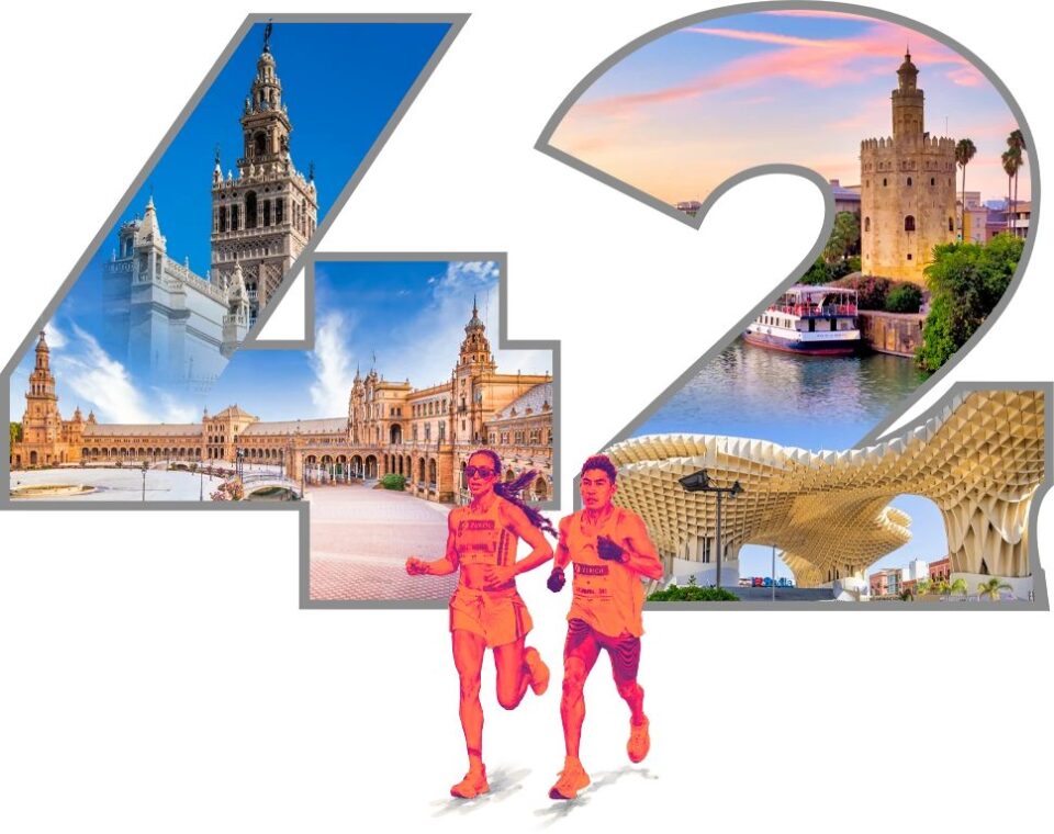 Corredores en el Zurich Maratón de Sevilla