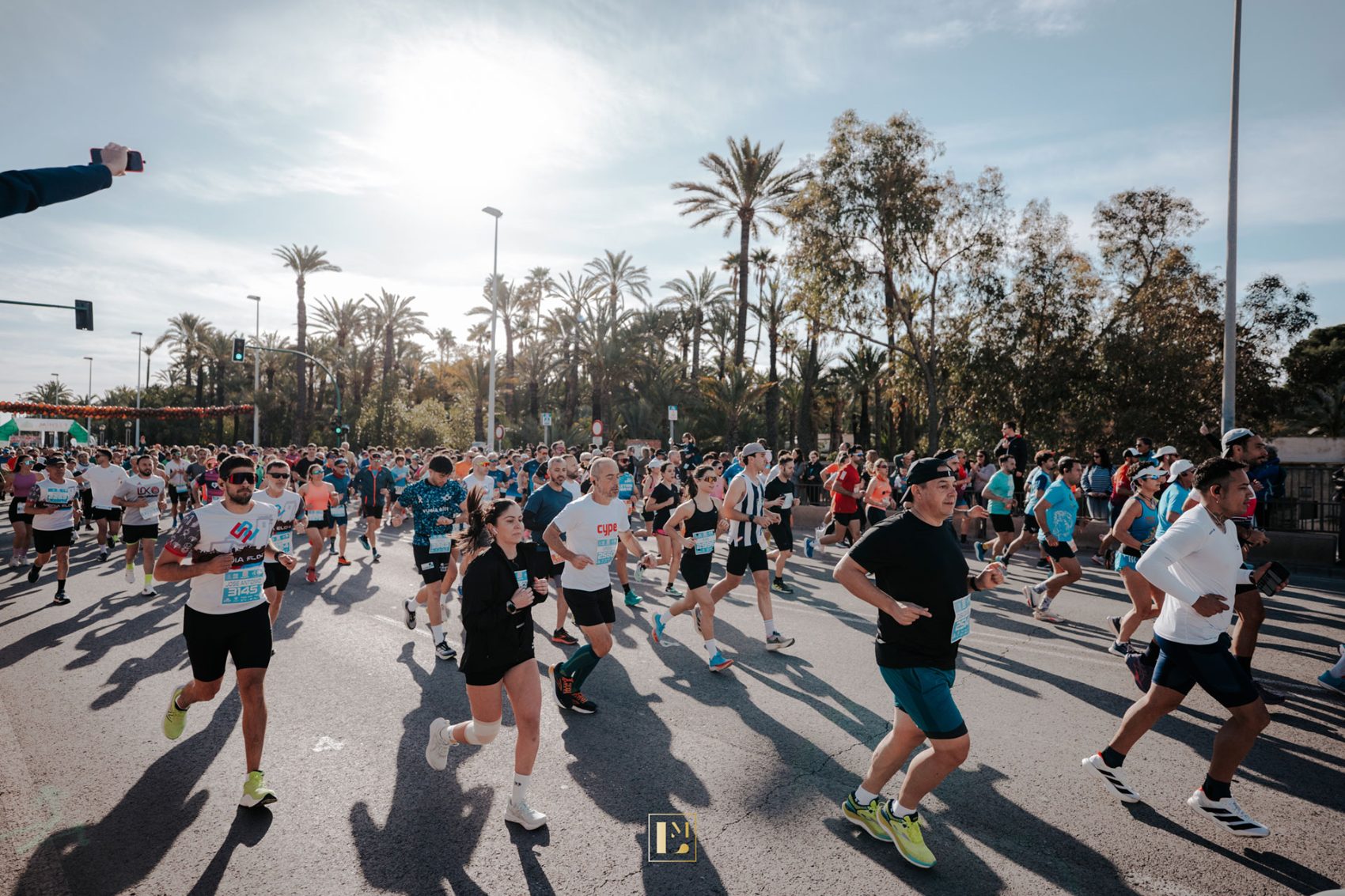 Salida de la Media Maratón Ciudad de Elche