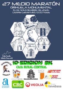 XXVII Medio Maratón Nacional Orihuela Monumental y 10º 8K Gran Premio Caja Rural Central 2026